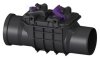 Zawór zwrotny Staufix DN100 z 2 klapami z tworzywa, z zamykaniem awaryjnym 73100